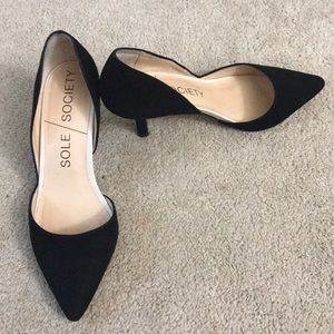 Sole society suede pumps